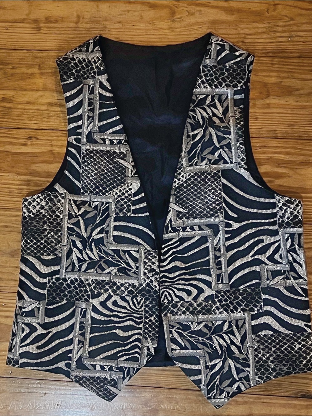 Vintage Toby Weston Tan and Black Vest